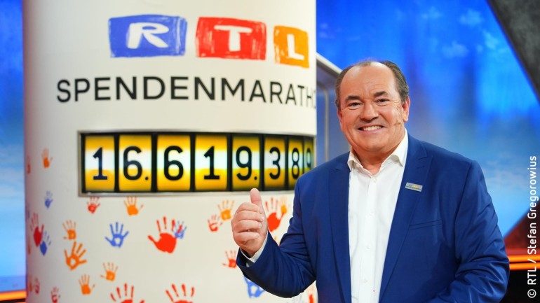 Das große Finale des „RTL-Spendenmarathon“ mit Wolfram Kons