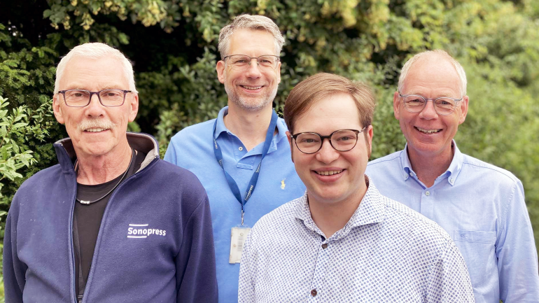 Das Sustainability Team von Sonopress